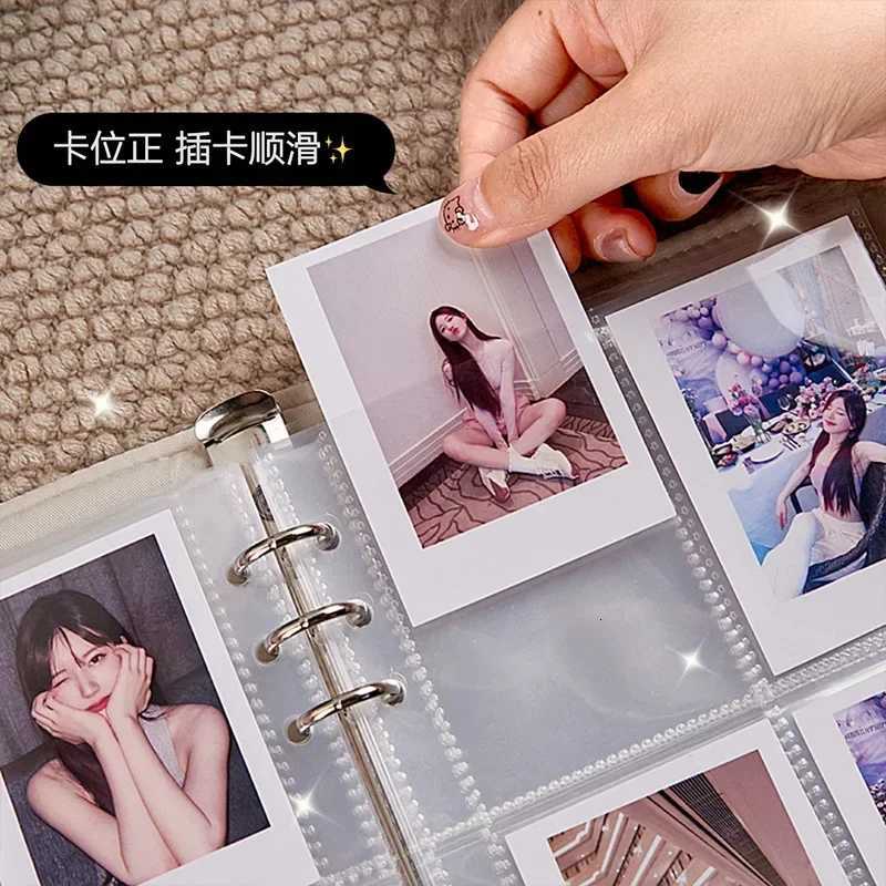 iffvgx A5 Kpop Binder Photocard Holder Idol Card Photo Album with 20pcs 3inch Inner Pages Photocards Collect Book Stationery Z250729