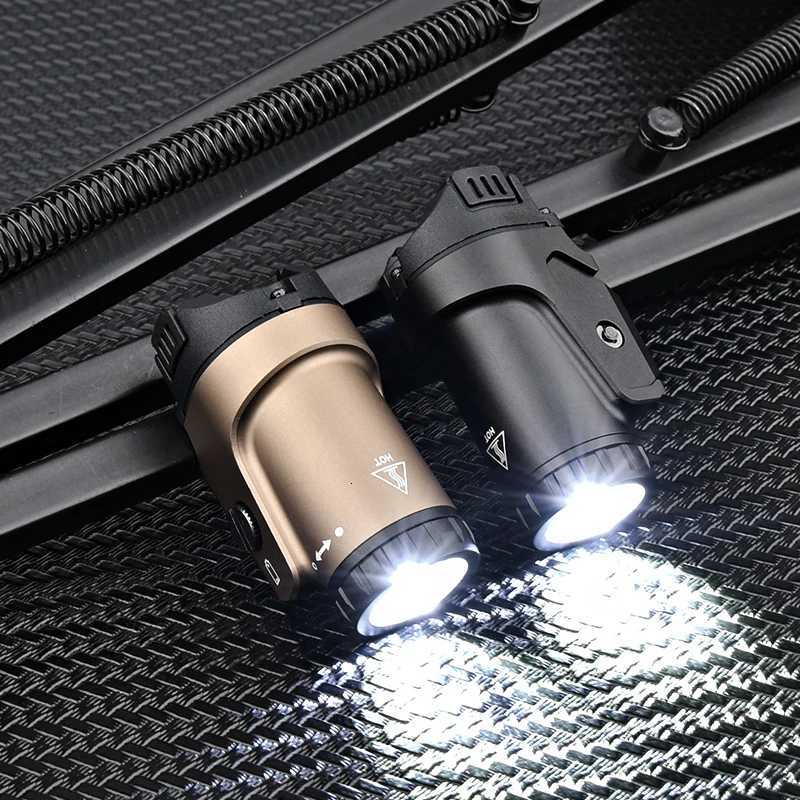 Vadsn SG Pistol Flashlight Tactical Metal Mini Strobe Light For M1913 And Other 20mm Rail System Airsoft Hunting Gear LED Lamp XJ250728