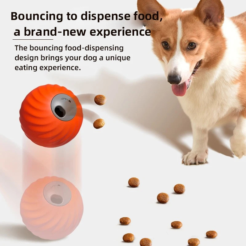 Electric Leaky Food Ball Toys Hidden Puzzle Self Fun Relieving Boredom Teasing Dogs Pet Toy Cute Bite Resistant Plush Cover 250729