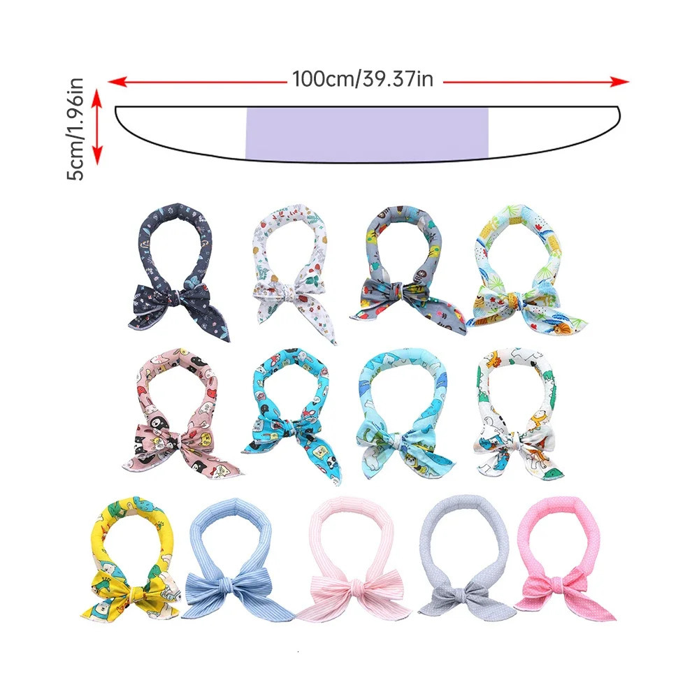 Pet Cooling Ice Scarf Cool Towel Heatstroke Dogs Cats Collar Adjustable Cat Bib Prevent Heat Stroke Dog Supplies 250729