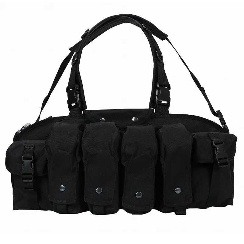 AK Chest Rig AK 47 Molle Magazine Carrier Pouch Outdoor Sports Accessories Training Hunting Vest Z250728