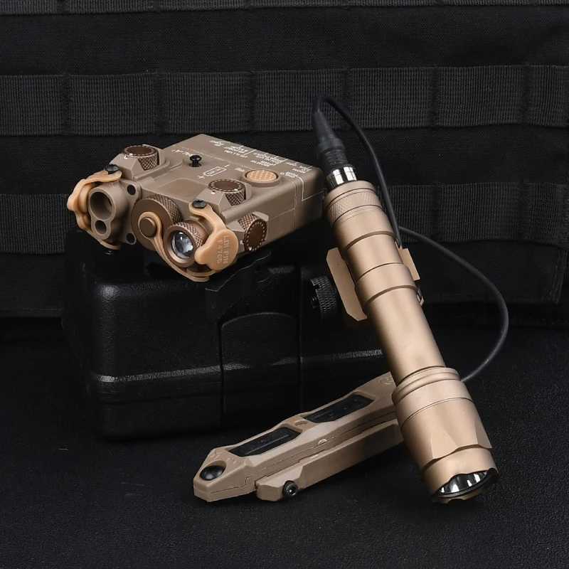 Dbal-A2 No Ir Version Red Dot Green Blue Laser Indicator Airsoft Led Strobe Light Weapon Unting Scout Light M300 M600 Flashlight XJ250728