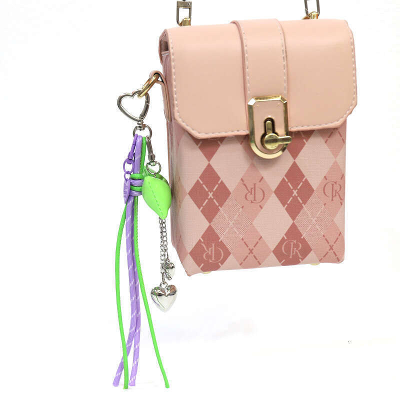 Huayang New Bowknot Heart-shaped Hanging Rope Hand Keychain Accessories Miu-style Bag Pendant