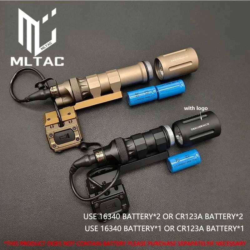 SOTAC Tactical Plhv2 Flashlight 18650 High Power LED 1000LM Airsoft Hunting Weapon Scout Light with Modbutton Pressure Switch XJ250728
