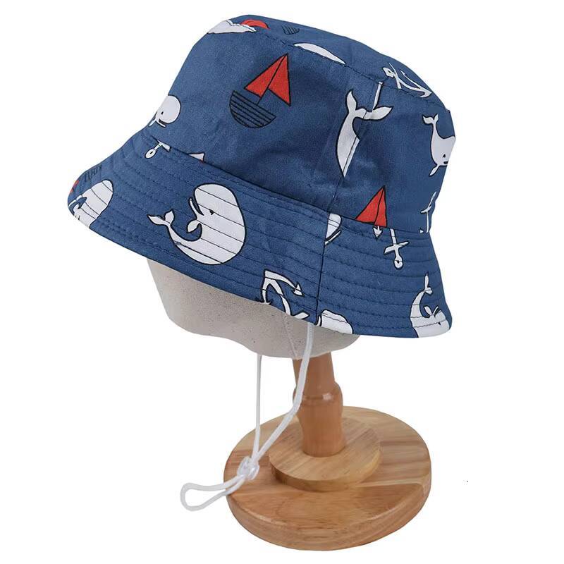 New Summer Panama Baby Girls Hats Cartoon Boys Fisherman Kids Beach Outdoor UV Bucket Hat Toddler Sun Cap ddmyshoesvip