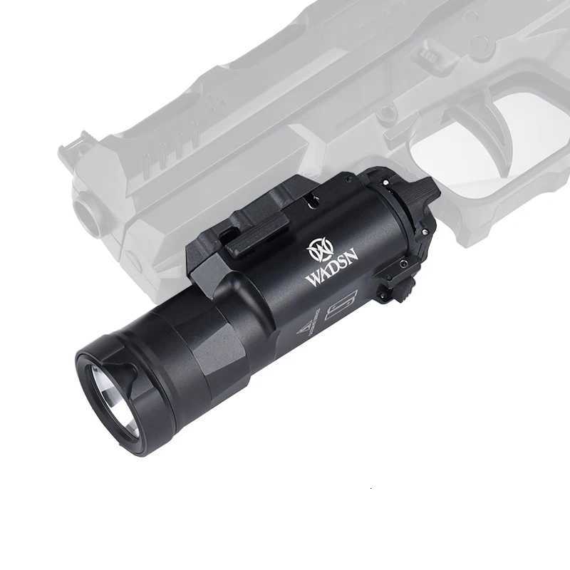 Vadsn Metal X300 Hanging Flashlight X300UH-A High Power White Led Scout Light Hunting Pistol Gun Light Fit 20mm Picatinny Rail XJ250728