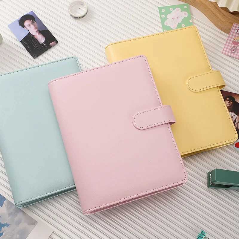 5 Kpop Photocard Binder with 20 pages 4-Pocket Card Collector Album with 80 Card Slots PU Leather Cover Organizing Cards Z250729