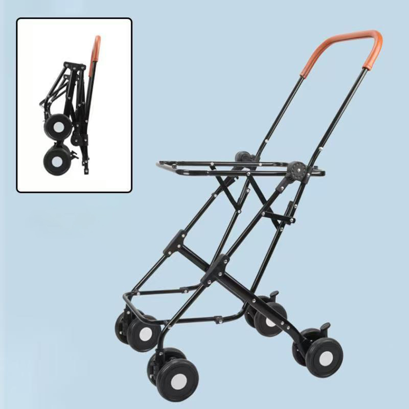 Dog and Cat Double Pet Cart: The dog cart is a foldable travel cart with detachable straps, seat belts, and 4 lockable wheels, suitable for small and 