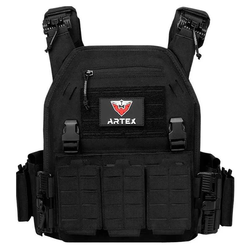 Ranger Green Plate Carrier Tactical Vest With Quick Release Security Molle Chaleco Tactico Bandolier Laser Cut Tactical Vest Z250728