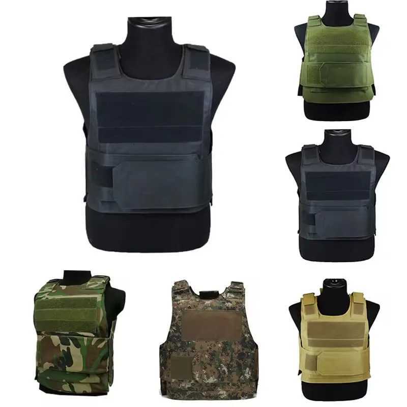 Multi-functional outdoor sports vest stab-proof armored vest MC camouflage 800D airgun vest outdoor climbing hunting vest Z250728