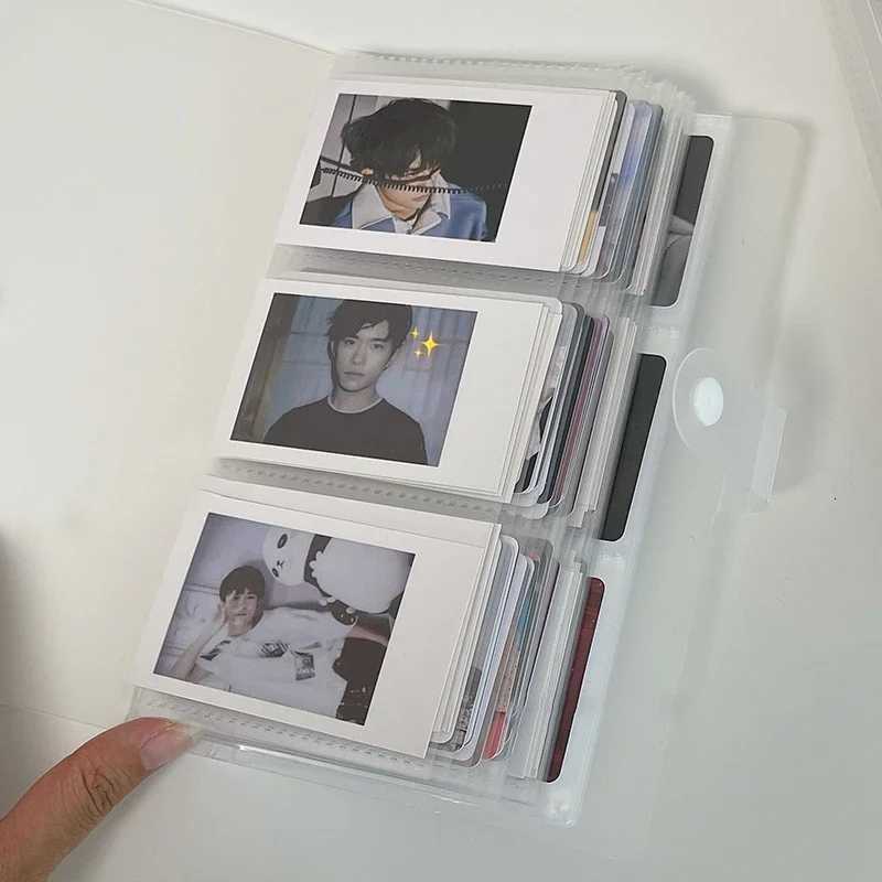 Transparent Photo Album Mini Album Photo Card Train Ticket Card Collection Book Jewelry Card Album Photocards Holder Z250729