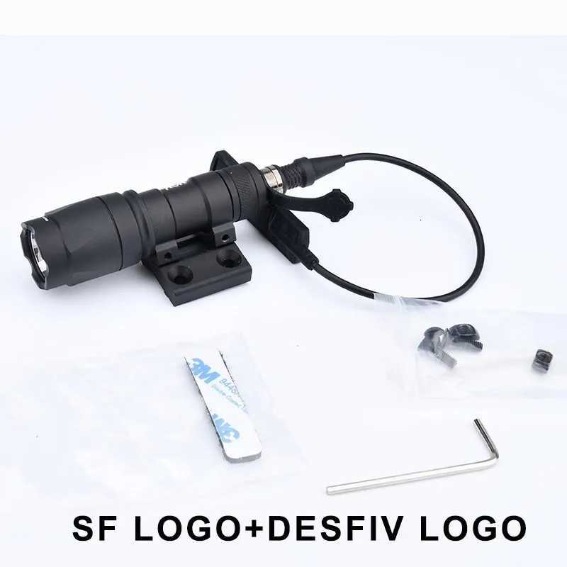 Wadsn M600C Scout Light Offset Mount M300A Tactical Flashlight Airsoft Hunting Weapon Light fits Mlok Keymod BaseXJ250728