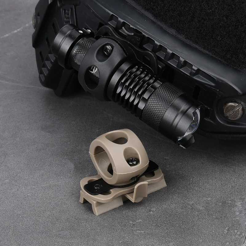 WADSN Tactical Airsoft Strobe Helmet Lamp White Scout Light Helmet Light FAST Hunting Helmet Flashlight Zoom Lantern Torch R250728