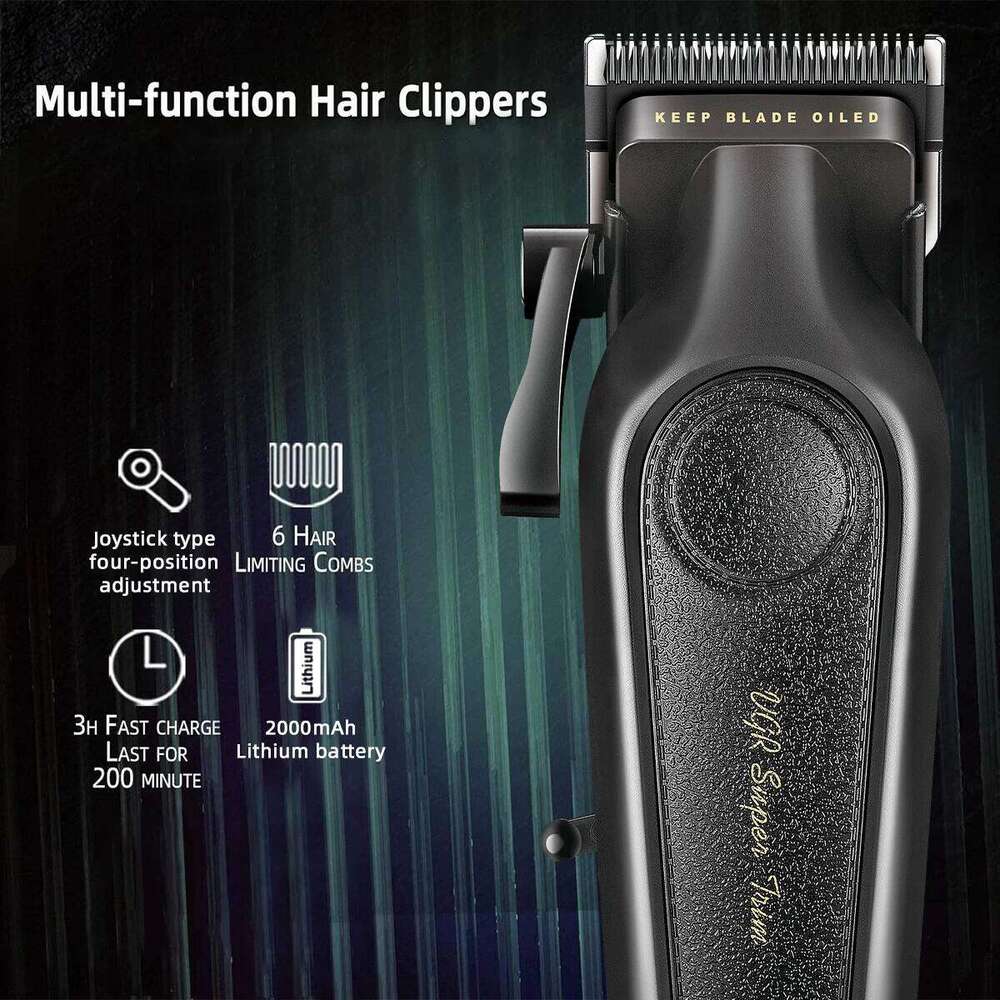 VGR Haircut hine 2pc Usb Charger Clippers Man Professional Barber Set Type C Vgr Trimmer Hair For Men barber