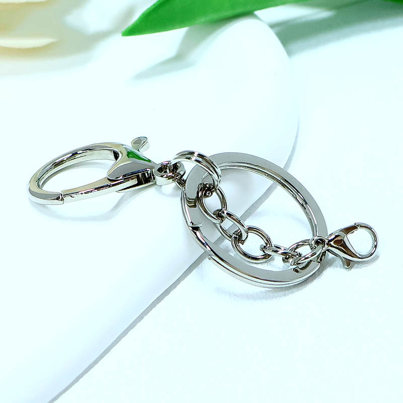 Factory wholesale alloy lobster buckle set of three diy jewelry backpack doll keychain pendant toys hanging jewelry