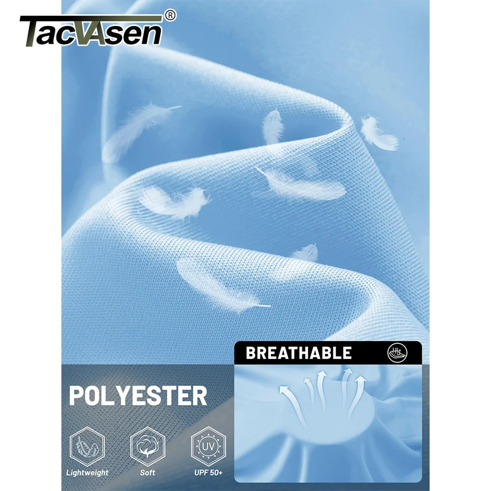 TVASEN Mens Sun Protection Tshirts Summer UPF 50 Long Sleeve Performance Chuitz Dry Breathable Hiking Fish UVProve 250729