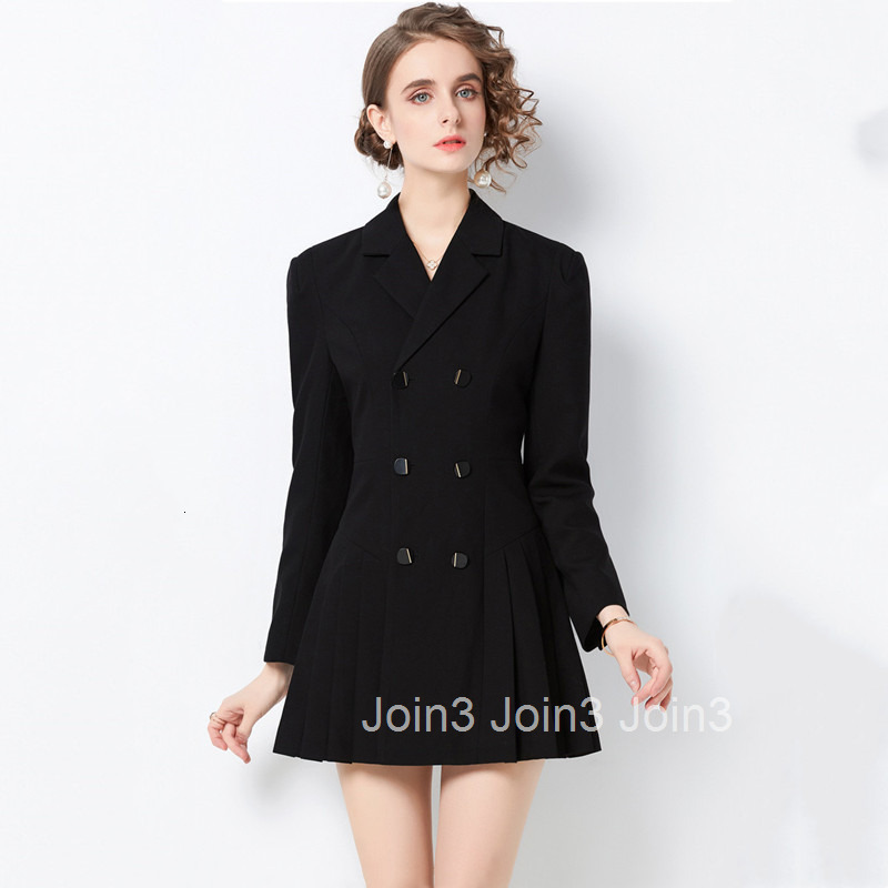 Elegant Little Fragrance Dress Autumn Winter New Fashion Waist-Cinching Pleated A-Line Short Dress for Petite Figures to Look Taller