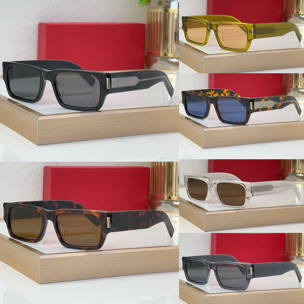 SL660 Brand Womens Designer Black Acetate Frame Sunglasses fashion style rectangular glasses mens luxury summer outdoor daily casual goggles UV400 Protection