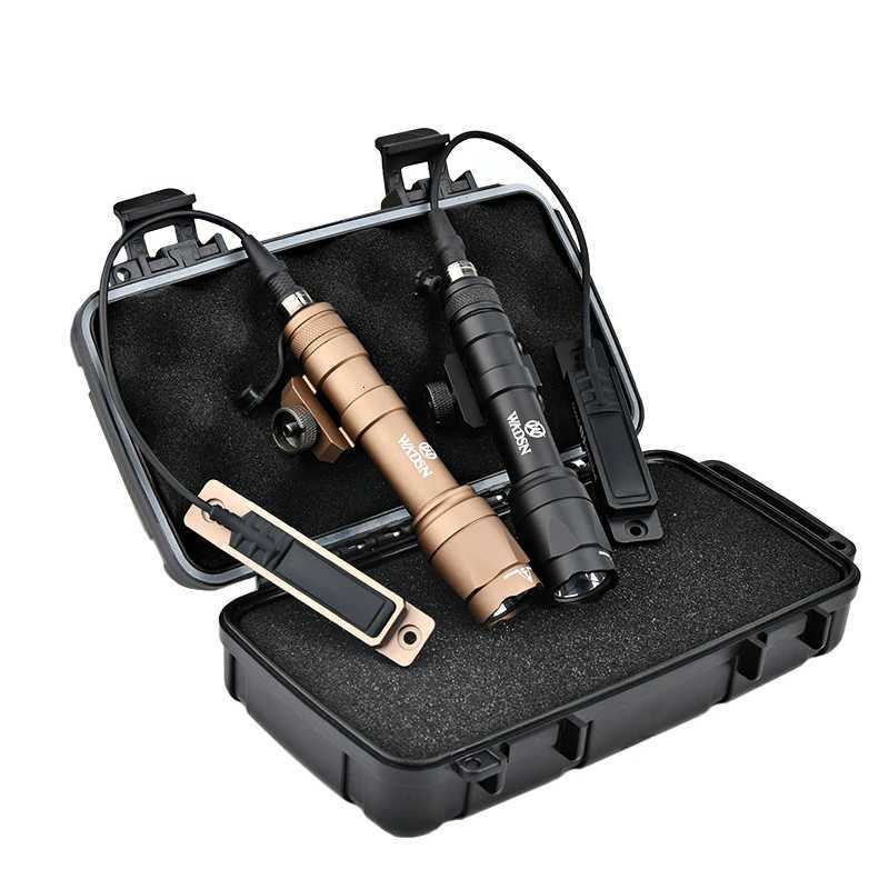 Vadsn Airsoft M600C M300A Sets Tactical Scout Light AR15 Rifle Flashlight With Picatinny Pocket Panel For Flashlight Pressure XJ250728