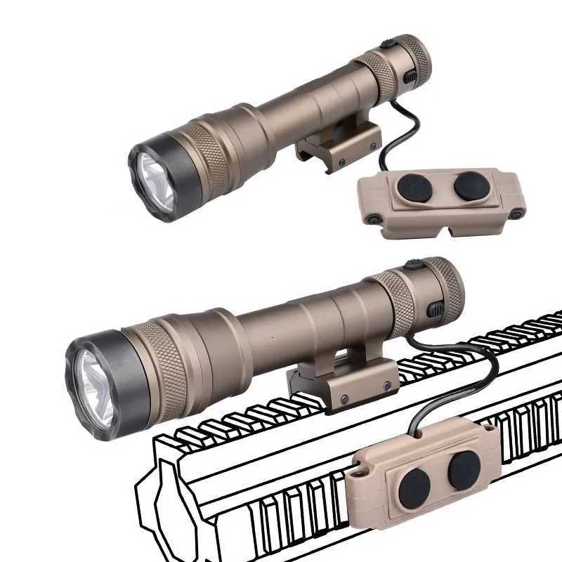 WADSN Defense REIN-Micr1.0 Tactical Flashlight 1300 Lumens Hunting Airsoft White LED Scout Light Mount For 20MM M-Lok Keymod RailXJ250728
