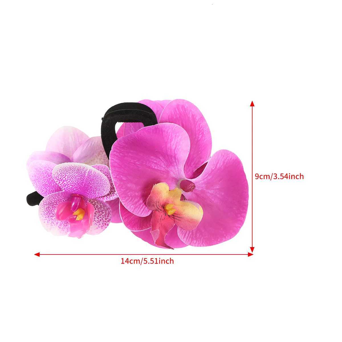 awaytr Simulated Flowers Hair Clips Rhododendron Crab Claw Ponytail Barrette Girl Shark Clip Hair Accessories Valentine Headwear Z250729