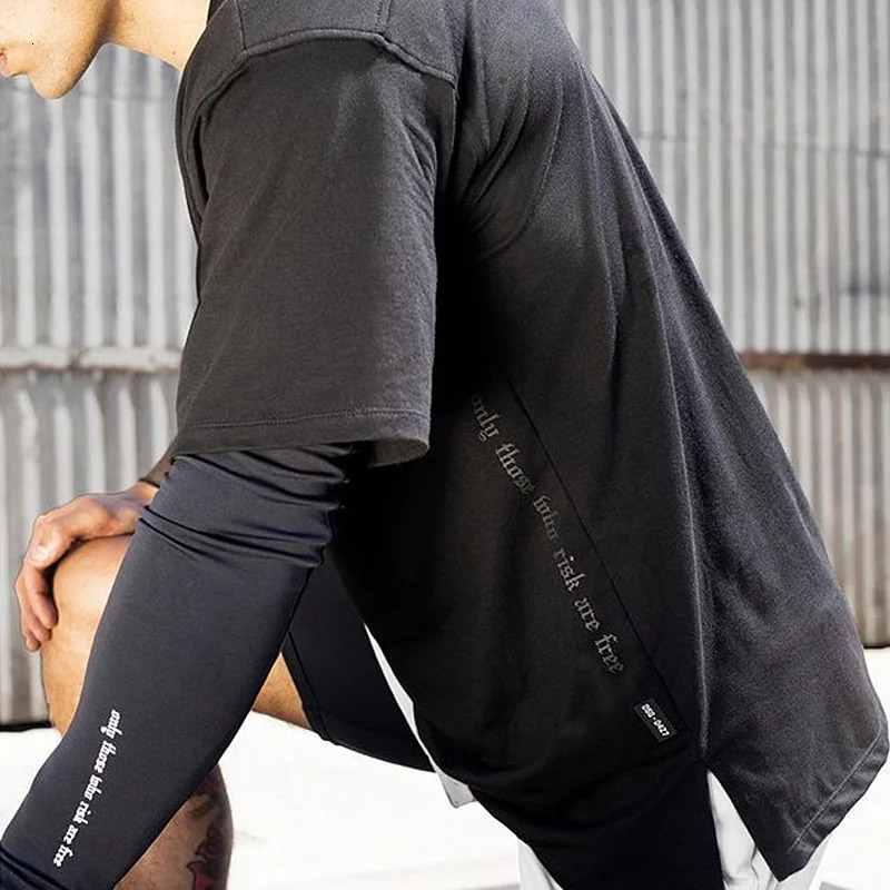 Mens Summer Gym Quick Dry Short Sleeve Sport TShirt Jerseys Fitness Shirt Trainer Running Breathable Sportswear 250729