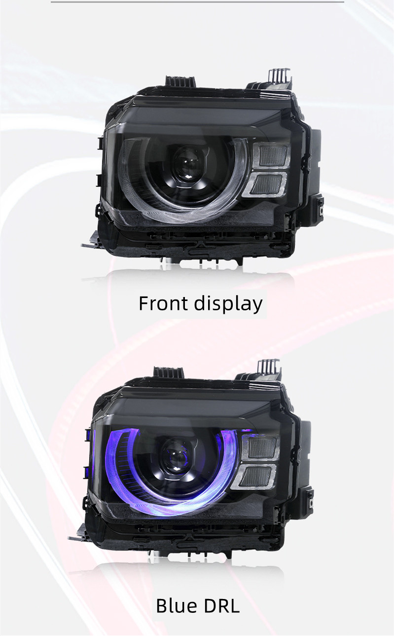 For Chery Jetour Traveler 2023-2025 T2 Headlight Assembly Modified Defender Style LED Daytime Running Light Turn Signal