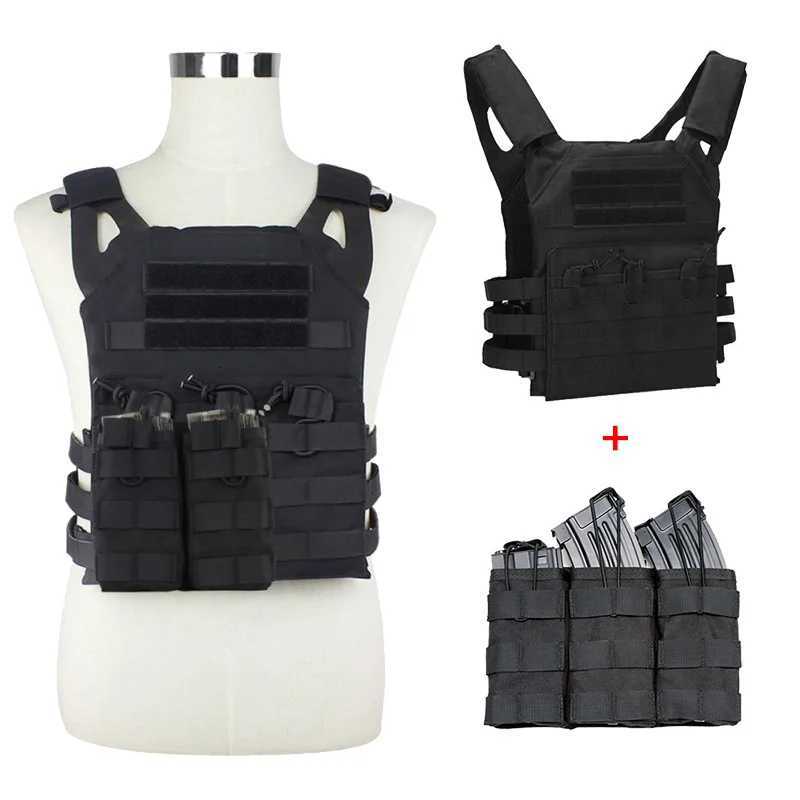 JPC Tactical Vest Plate Carrier MolLE Vest Hunting AccESSories Military Equipment with Quick ReLEase Military Gear 2pcs Z250728