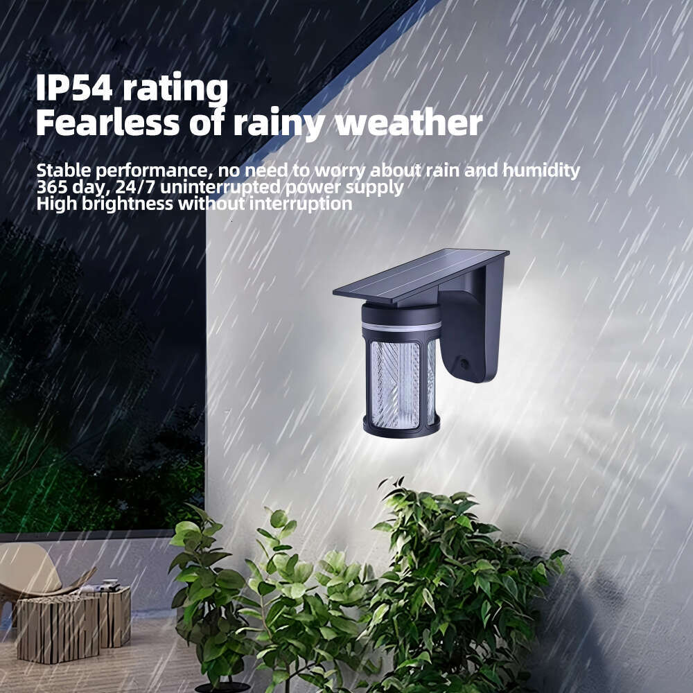 Solar Wall Waterproof Villa Gate Pillar Outdoor Garden Landscape Street Light