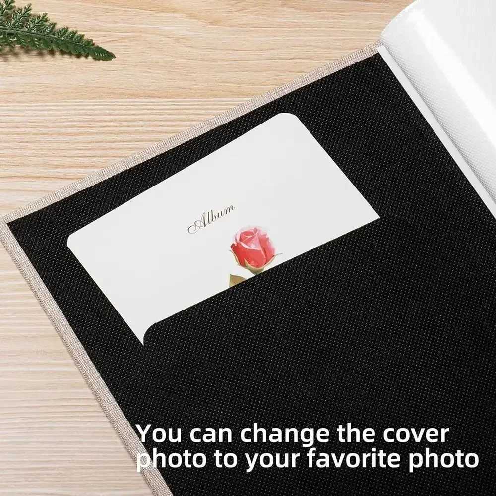 1Pcs New 300 Pockets Linen Photo Album Slip-in Interleaf 6 inch Photo Storage Book Picture Albums for 4x6cm 6inch Photos Z250729