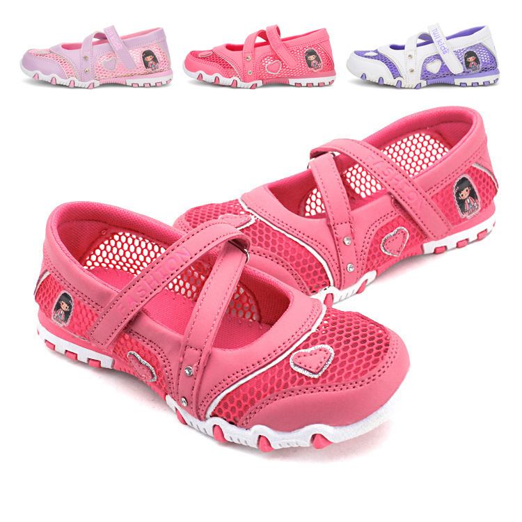New Spring Collection Children's Sweet Cartoon Princess Sandals for Girls