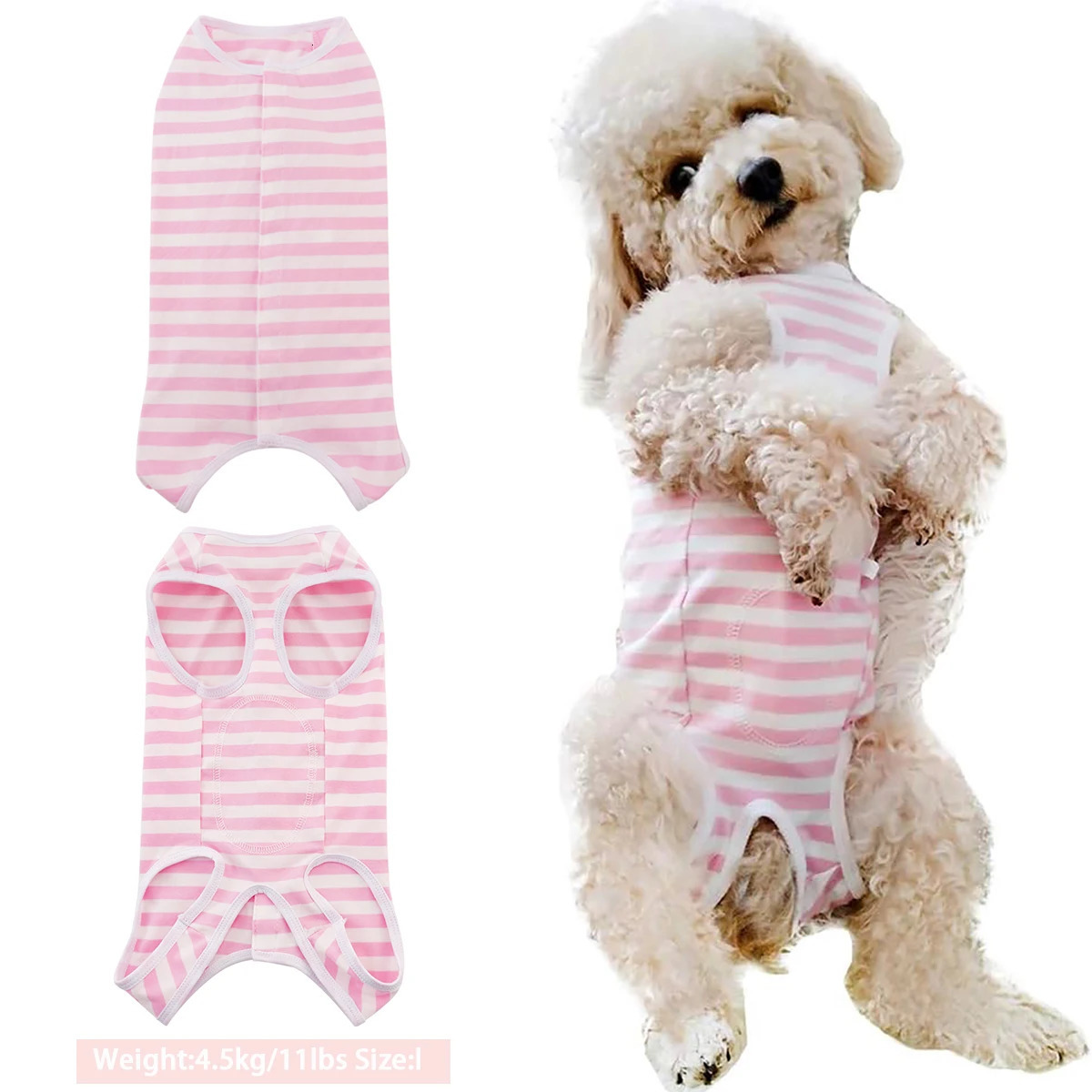 Dogs Recovery Suit Post Surgery Shirt for Puppy Wound Protective Clothes Little Animals 250729