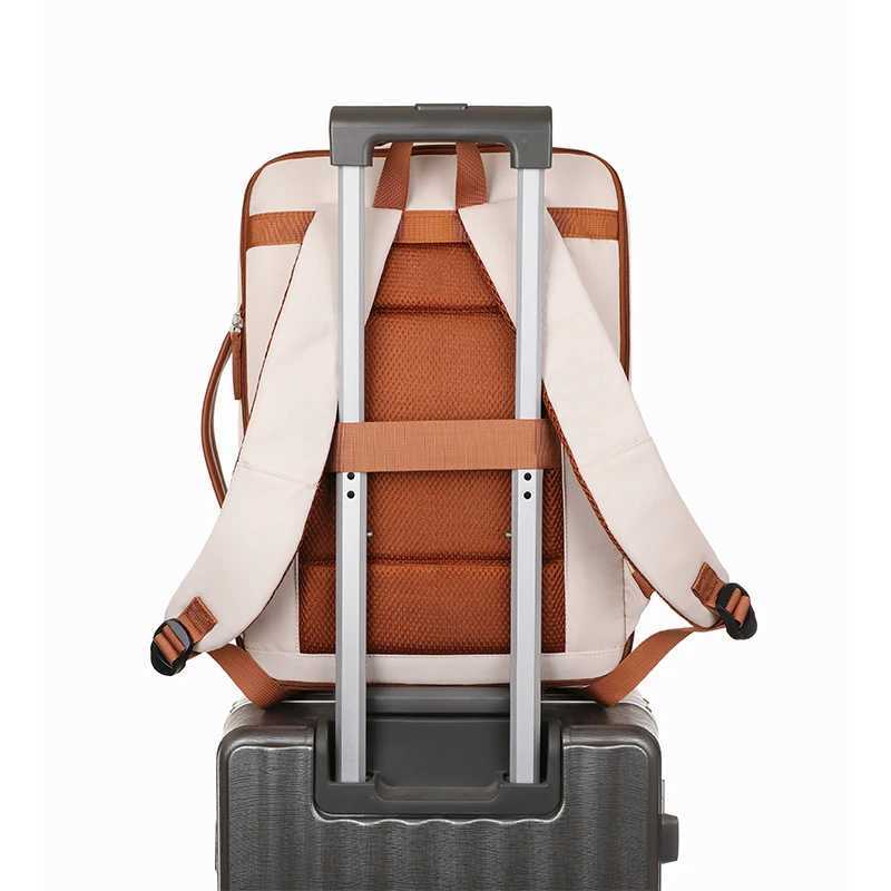 Mycobags Unisex Waterproof Oxford USB Laptop Backpack for College Students 17 Inch Travel Computer Bag with Charging Port Ant S250728