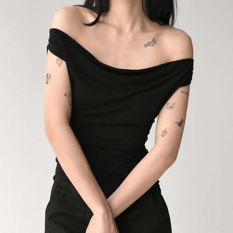 Y23tp062 Women's Summer New Solid Color Swing Neck Sleeveless Backless Tie Sexy Tank Top T-Shirt B5