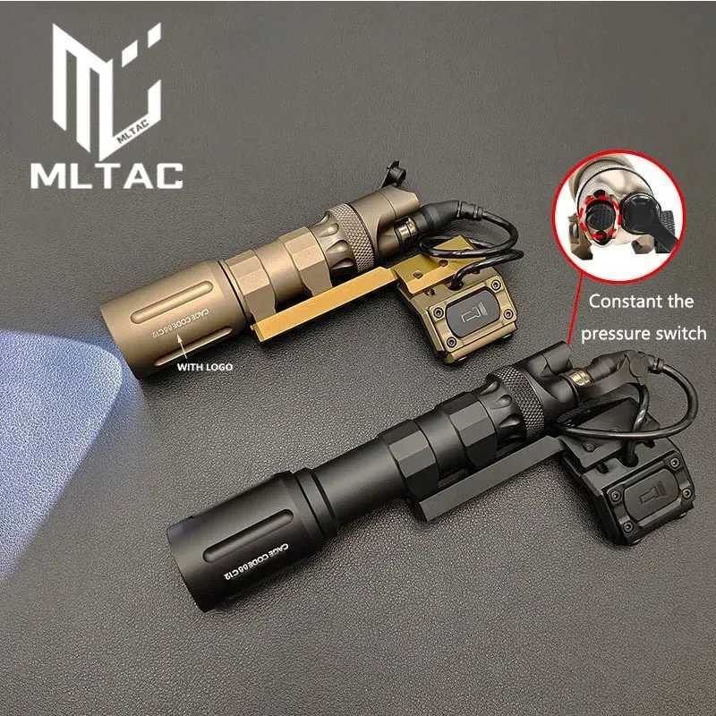 SOTAC Tactical Plhv2 Flashlight 18650 High Power LED 1000LM Airsoft Hunting Weapon Scout Light with Modbutton Pressure Switch XJ250728