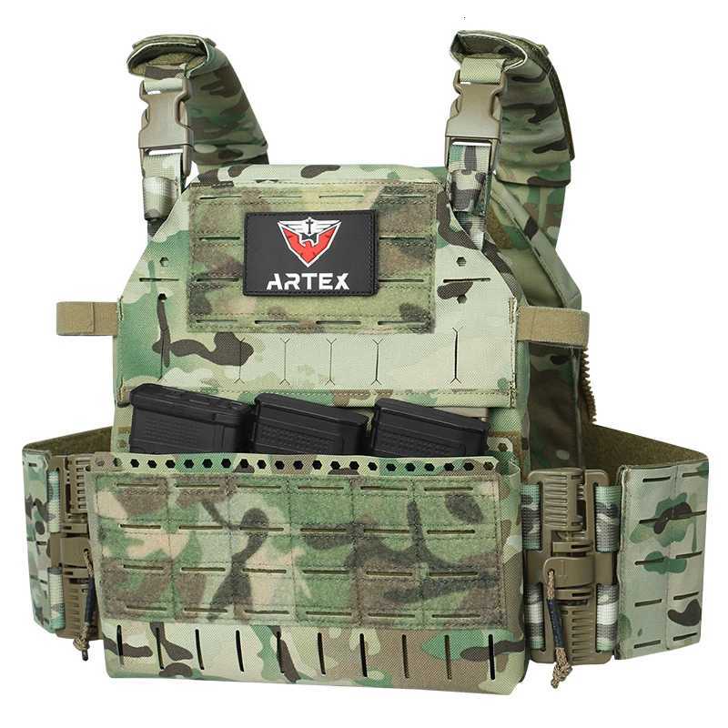 Artex 1000D Waterproof Tactical Vest Quick ReleasePlate Carrier Chaleco Tactico Airsoft Vest Airsoft Equipments Z250728