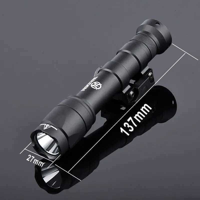 WADSN Airsoft M600 M600C Tactical Flashlight Hunting Weapon Scout Light 600 Lumens White LED Lamp Fit 20mm Picatinny Rail XJ250728