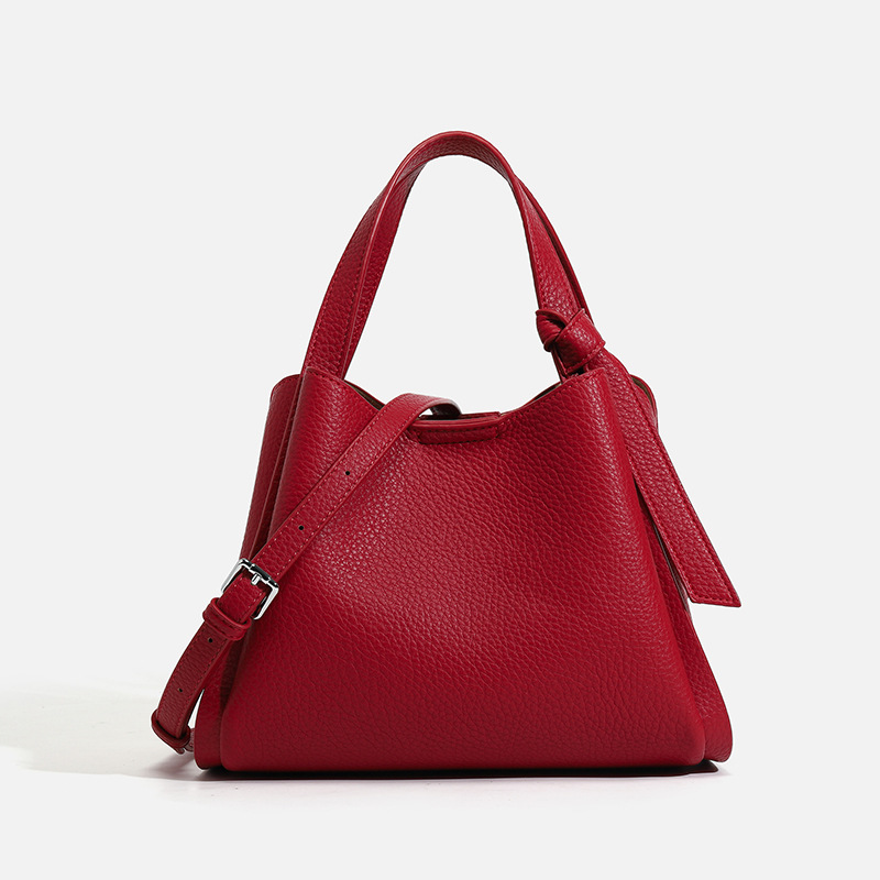 free shipping designer bag New high-quality bucket bag casual grocery shopping vintage handbag for women black white red