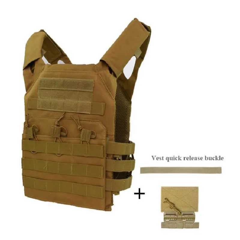 JPC Tactical Vest Plate Carrier MolLE Vest Hunting AccESSories Military Equipment with Quick ReLEase Military Gear 2pcs Z250728