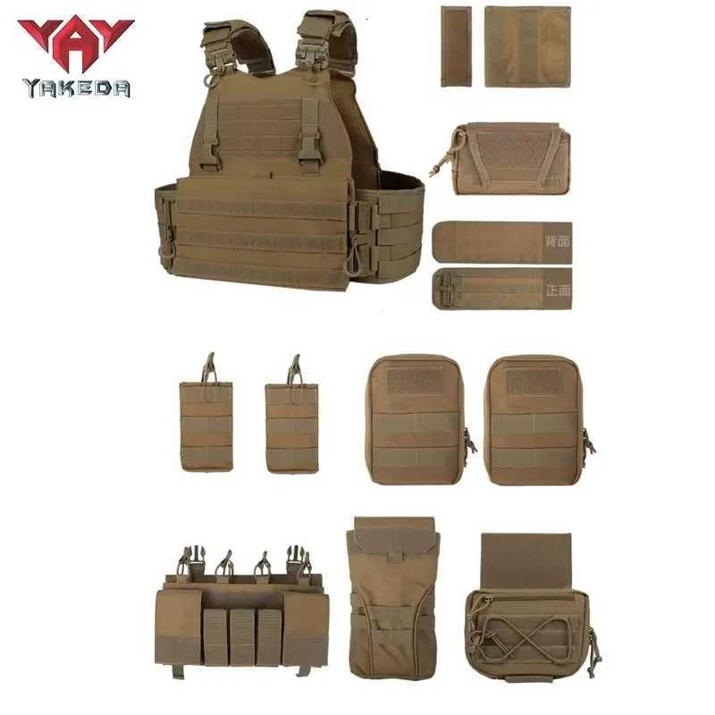 YAKEDA Vest Plate Carrier Chalecos Tactico Quick Release Security Tactical Vest Removable Tactical Vest Z250728