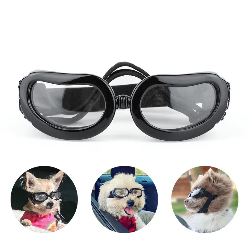 Adjustable Puppy Goggles UV Protection Sunglasses for Small Medium Dog Cat Outdoor Windproof Motorcycle Glasses 250729