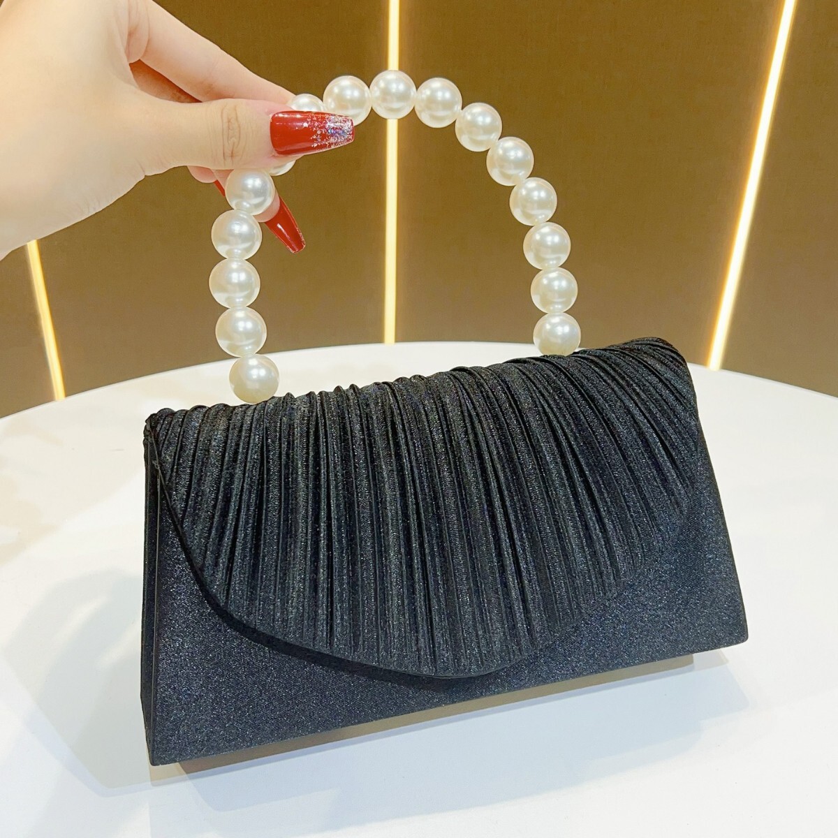 DHAL New Hot-Selling Women's Handbag Fashionable Party Crossbody Clutch Shoulder Evening Bag