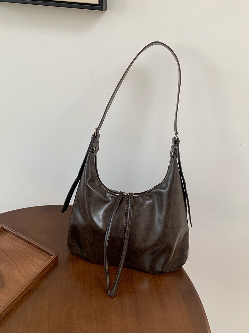 Designer Bag Wasteland Style Luxury Bag Retro Underarm Bag For Women, New Lazy Fashion Korean Version Tote Bag, Large Capacity Crossbody Bag For Autum