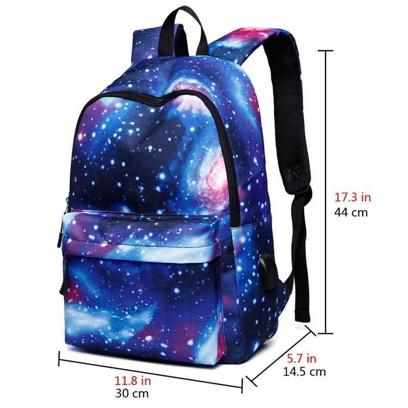 Women School Backpacks USB Charging Canvas Backpack School Bags for Teenagers Boy Girls Large Capacity Travel Backpack Men Bags S250728