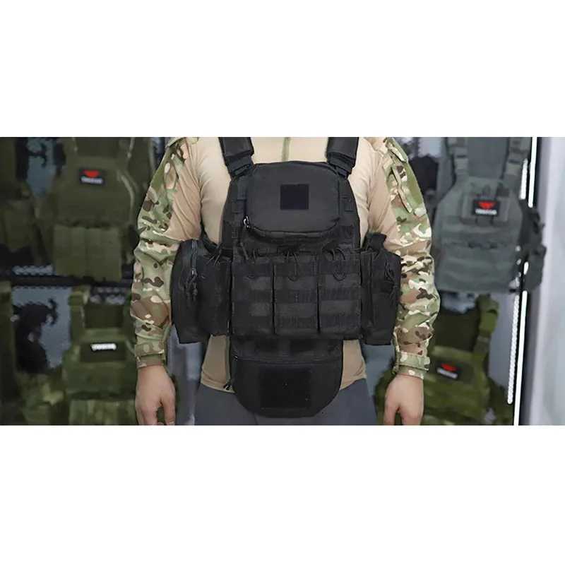Yakeda new camouflage multifunctional tactical vest outdoor waistcoat equipment tactical waistcoat training vest Z250728