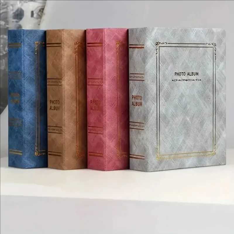 Vintage Sle Photo Album with Transparent Pages shsh Inch 200 Photo Capaci Elegant Wedding Birthday Christmas Photocard Holder Z250729