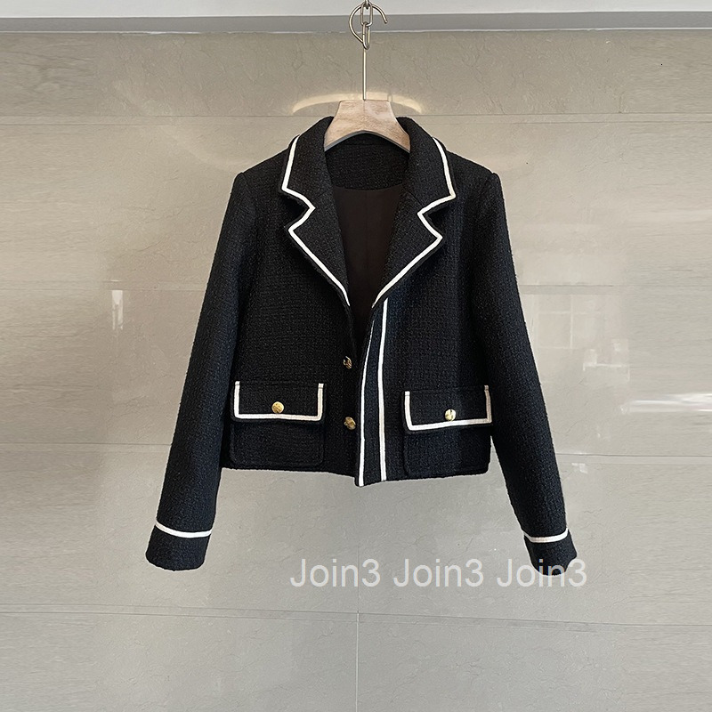 Net red autumn and winter new product Cecilia Cheung same coarse woolen cloth little xiangxi clothing coat womens short nanyou