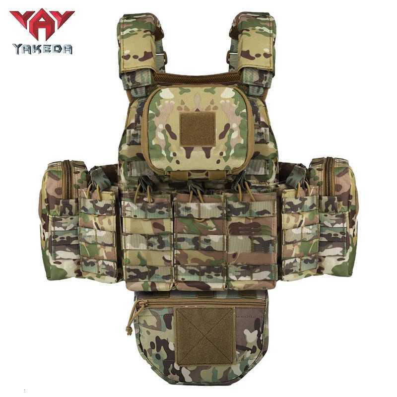 YAKEDA Five piece equipment bag training vest detachable and expandable waterproof wear-resistant and tear resistant Z250728