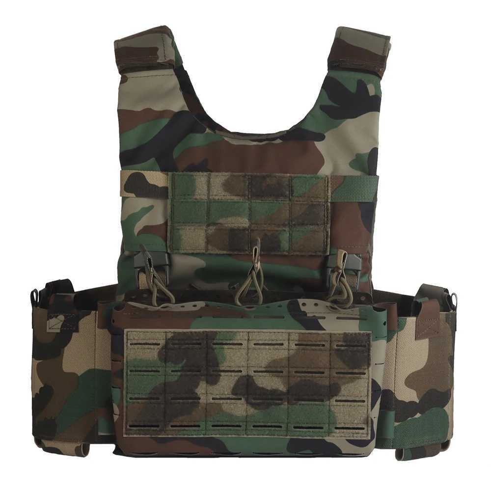 LV119 Tactical Plate Carrier Set Thickened Shoulder Pads Quick Release Hunting Vest With Triple 5.56 Mag Pouch Airsoft Chest Rig Z250728