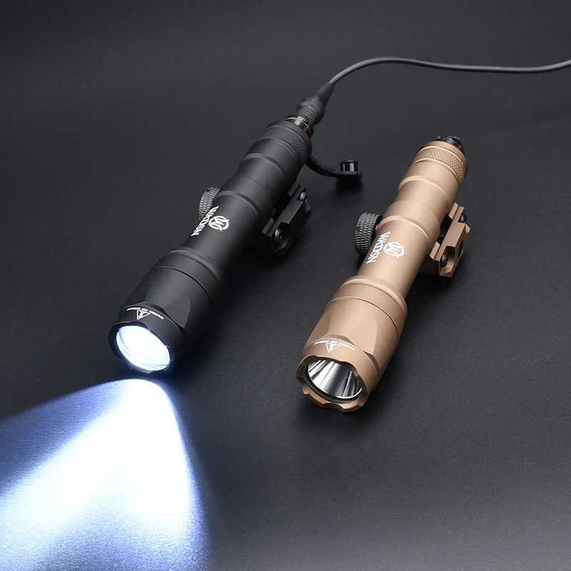 Vadsn M600 M600C Flashlight SF Hunting Light 600 Lumens Bright Scout Light With Constant Pressure Switch Metal Tail CapXJ250728